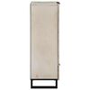 vidaXL Media Storage Cabinets & Racks White and Black 60 x 33 x 100 cm