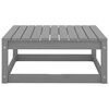vidaXL 7 Piece Garden Lounge Set Grey Solid Wood Pine