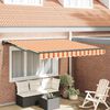 vidaXL Retractable Awning Multicolour 300 x 250 cm Polyester and Metal
