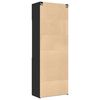 vidaXL Storage Cabinet Black 80x42.5x225 cm Engineered Wood