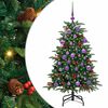 vidaXL Artificial Christmas Tree with 150 LEDs with Stand Green 120 cm