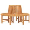 vidaXL Tree Benches 2 pcs Half Round &Oslash;160 cm Solid Wood Teak