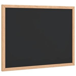 vidaXL Chalkboard with Solid Pine Wood Frame Black 40x30 cm