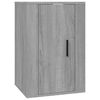 vidaXL 4 Piece TV Cabinet Set Grey Sonoma Engineered Wood