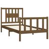 vidaXL Bed Frame without Mattress Honey Brown Solid Wood Pine 90x200 cm