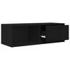 vidaXL TV Cabinet Black Oak 80x31x25.5 cm Engineered Wood
