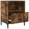 vidaXL Bedside Cabinet with Drawer 2 pcs Smoked oak 49 x 36 x 61 cm