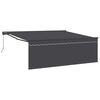 vidaXL Retractable Awning Anthracite 400 x 300 cm