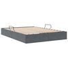 vidaXL Storage Bed with Headboard Dark Grey 135 x 190 cm Velvet