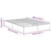 vidaXL Ottoman Bed Frame Artisan Oak 140 x 200 cm Engineered Wood