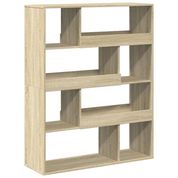 vidaXL Room Divider Sonoma Oak 100x33x125.5 cm Engineered Wood