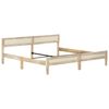 vidaXL Bed Frame without Mattress Solid Mango Wood 200 cm