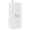 vidaXL Storage Cabinet White 60 x 40 x 140 cm Cold-Rolled Steel
