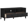 vidaXL TV Cabinet VIKEN Black Engineered Wood
