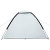 vidaXL Camping Tent Dome 2-Person White Blackout Fabric Waterproof