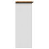 vidaXL Hallway Cabinet BODO White and Brown 80x35x90 cm