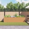vidaXL Garden Raised Bed 290 x 100 x 68 cm Galvanised Steel