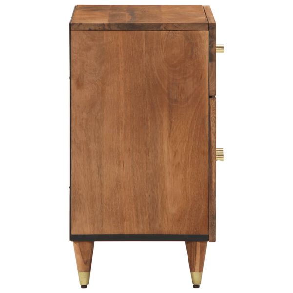 vidaXL Bedside Cabinet 50x33x60 cm Solid Wood Mango