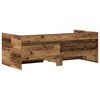 vidaXL Daybed Frame with Drawers Old wood 90 x 190 cm Engineered wood