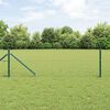 vidaXL Fence Post Green 25 x 0.6 m (50 mm mesh) Steel and PVC