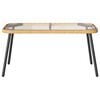 vidaXL Coffee Table Brown and Black 90 x 45 x 43 cm