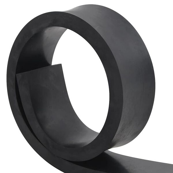 vidaXL Rubber Edge for Snow Plow Black 80x8x2 cm