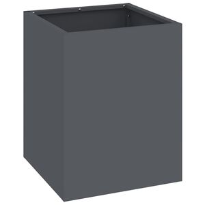 vidaXL Garden Planter Anthracite 32 x 32 x 40 cm Cold-rolled Steel