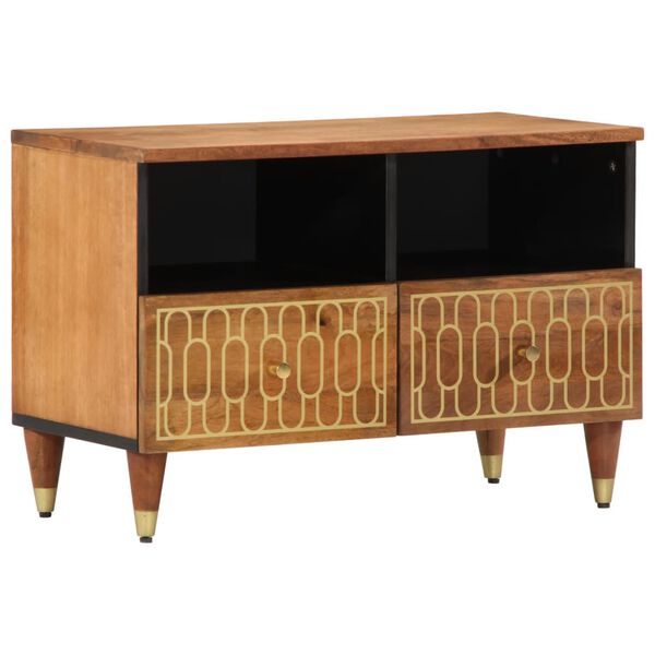 vidaXL TV Cabinet 70x33x46 cm Solid Wood Mango
