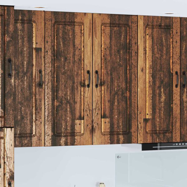 vidaXL Kitchen Cabinet with Storage Kalmar Old Wood 80 x 31 x 100 cm