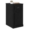 vidaXL Side Cabinet Black Oak 40 x 50 x 75 cm Engineered Wood
