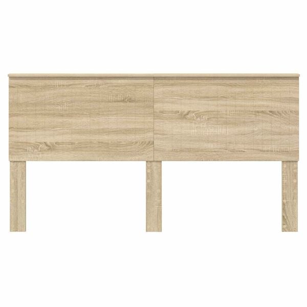 vidaXL Headboard with Headboard Sonoma Oak 180 cm Engineered wood