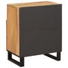 vidaXL Bedside Cabinet Natural 50 x 33 x 62 cm Solid Mango Wood