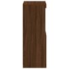 vidaXL Sideboard with LED Lights Brown Oak 41x37x100 cm