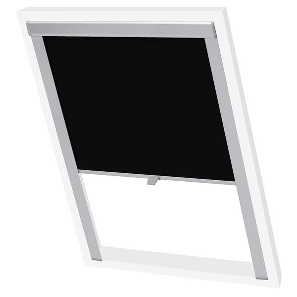 vidaXL Blackout Roller Blinds Black M08/308