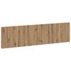 vidaXL Wall-Mounted Headboard ZWOLLE Artisan Oak Engineered Wood