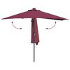 vidaXL Garden Parasol Bordeaux Red 294 x 150 x 224 cm