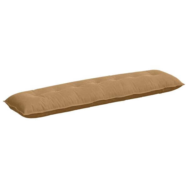 vidaXL Back Pillow Brown 200 x 50 cm Corduroy Fabric