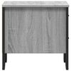 vidaXL Bedside Cabinet Grey Sonoma 40x41x40 cm Engineered Wood