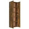 vidaXL Office Cabinet Smoked Oak 60x32x190 cm Engineered Wood