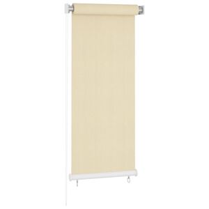 vidaXL Outdoor Roller Blind Cream 60x140 cm HDPE