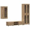 vidaXL TV Cabinet Set FLORIN 3 pcs Artisan Oak Engineered Wood