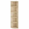 vidaXL Corner Shelf 5-Tier 41.5 x 41.5 x 178 cm Engineered Wood