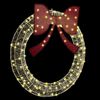 vidaXL Wreath with 150 LEDs Warm white 120 cm Acrylic