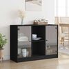 vidaXL Sideboard Black 102x37x75.5 cm Engineered Wood