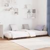 vidaXL Floor Bed Frame Old Wood 75 x 190 cm Engineered Wood
