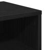 vidaXL Bedside Cabinet Black oak 40 x 40 x 30 cm Engineered wood