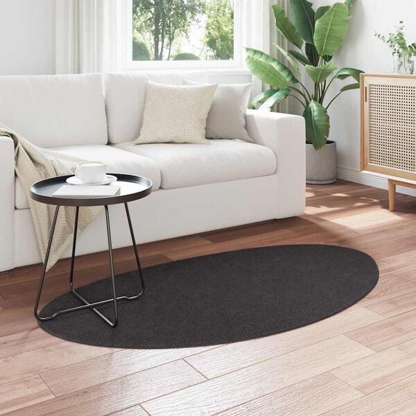 vidaXL Carpet Folding HUARTE Anthracite 80 x 150 cm Polyester