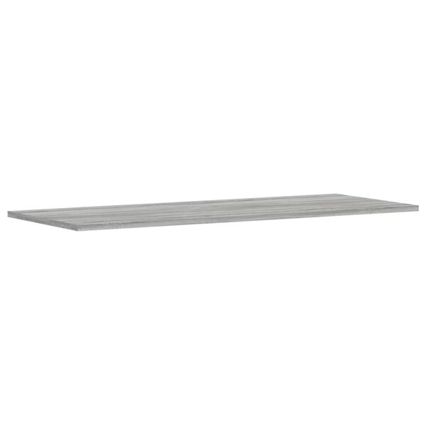 vidaXL Wall Shelves 4 pcs Grey Sonoma 100x40x1.5 cm Engineered Wood