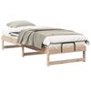 vidaXL Bed Frame Brown 90 x 210 cm Solid Pine Wood