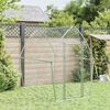 vidaXL Chicken Cage Silver 200x105x182 cm Galvanised Steel